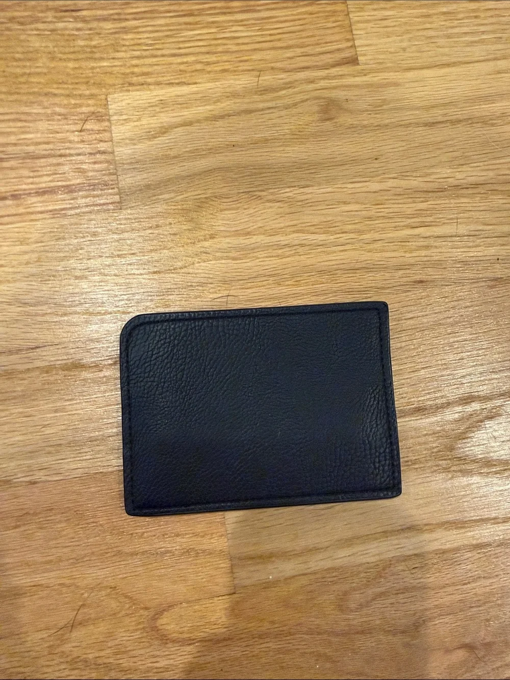 Universal Thread Black Pebbled Leather Card Holder